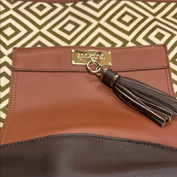 Spartina 449 Wallaby Bag Genuine Leather Geometric Shoulder Bag Purse New w Tag - Picture 16 of 16